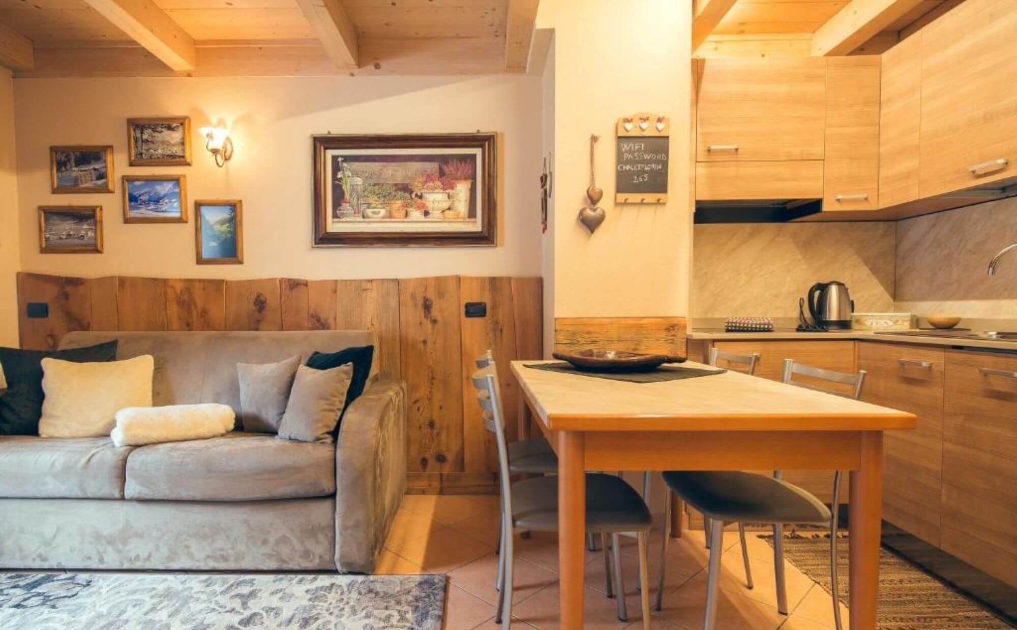 2- room apartament 4 person kitchen