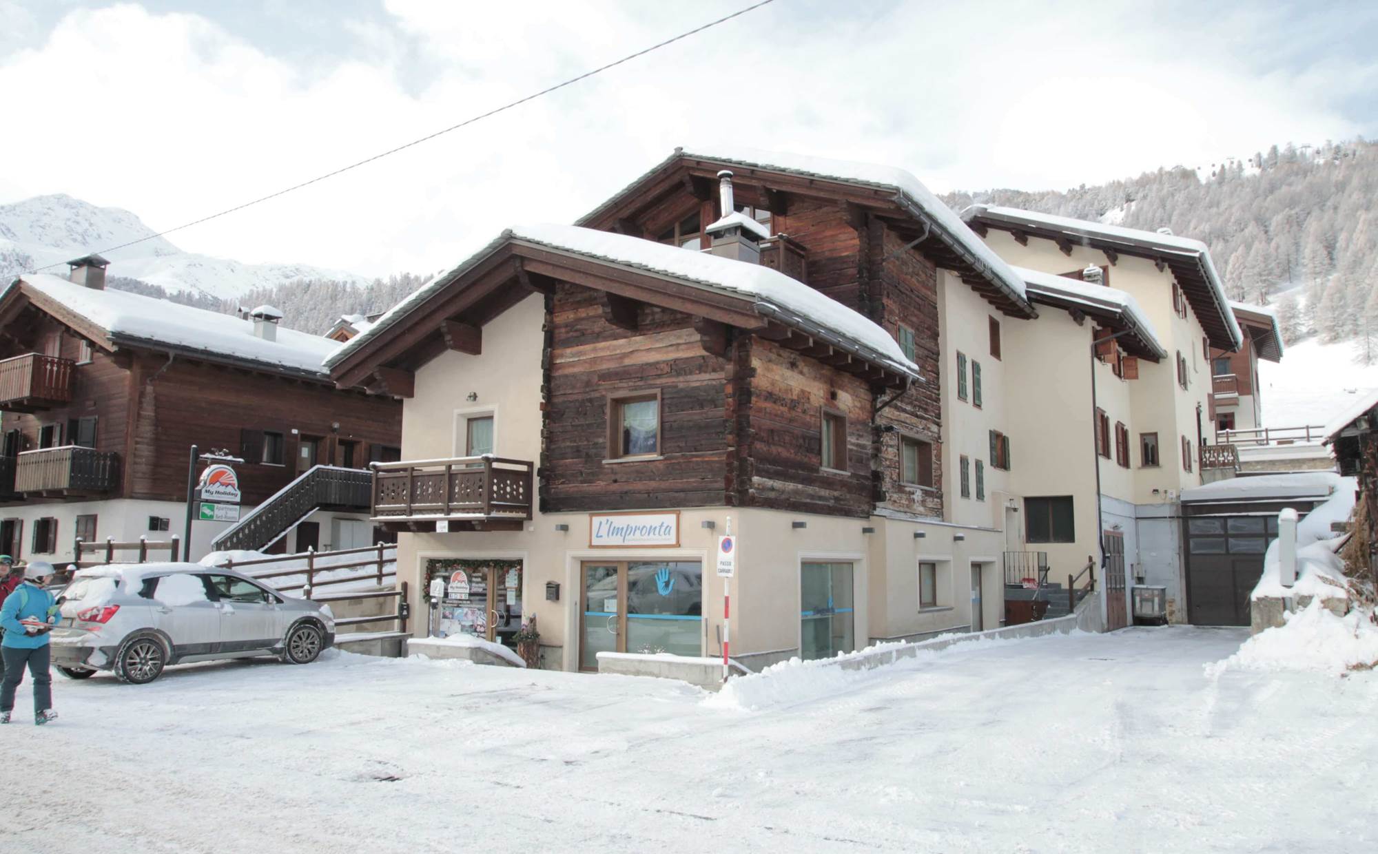 Apartament complex outside